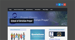 Desktop Screenshot of prayereleven.org